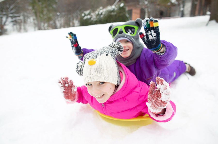 Sledding at East Canyon Resort